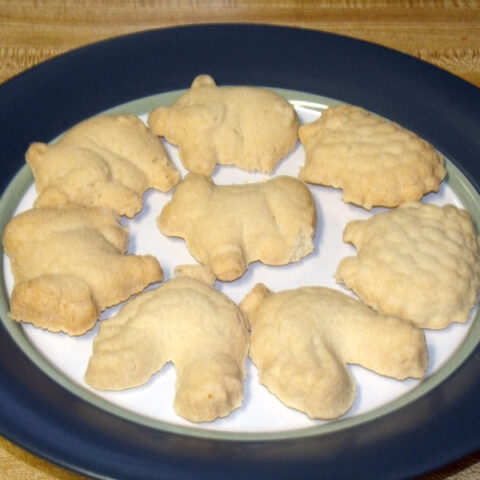Homemade animal cookies | One Mama's Daily Drama --- Skip the store box version and make your own homemade animal cookies with just three ingredients.