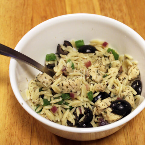Mediterranean chicken and orzo recipe | quick and easy weeknight family meal