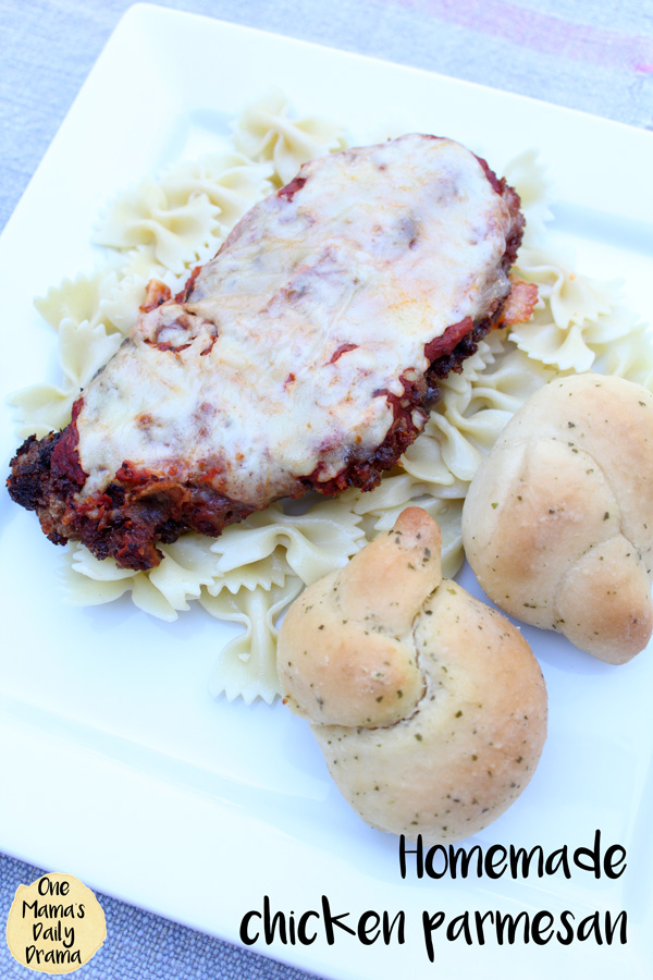 Amazing homemade chicken parmesan recipe