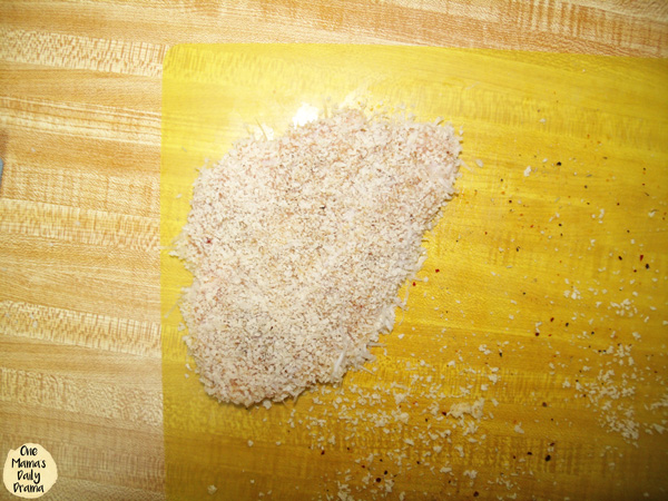 Breaded chicken piece