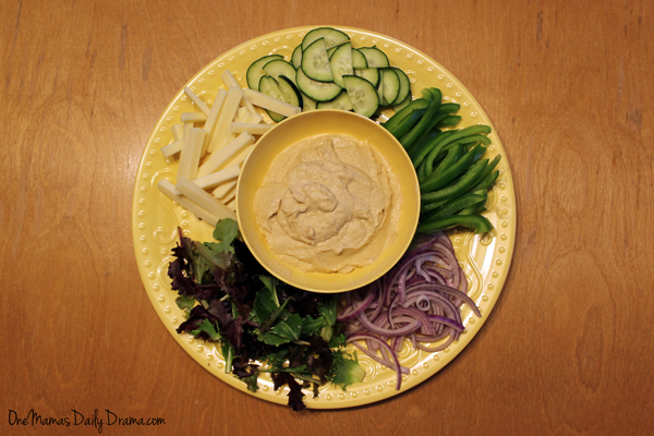 Hummus veggie wraps | from One Mama's Daily Drama