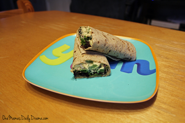 Hummus veggie wraps | from One Mama's Daily Drama