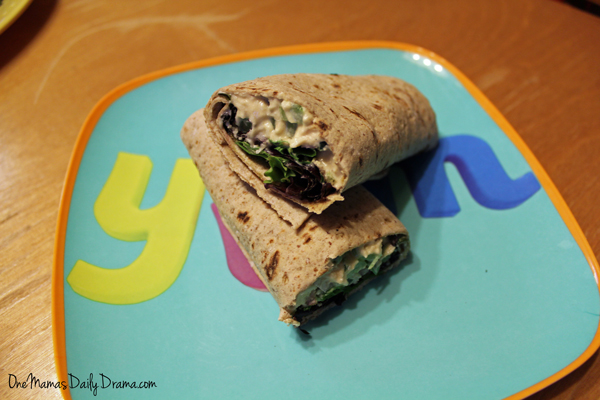 Hummus veggie wraps | from One Mama's Daily Drama