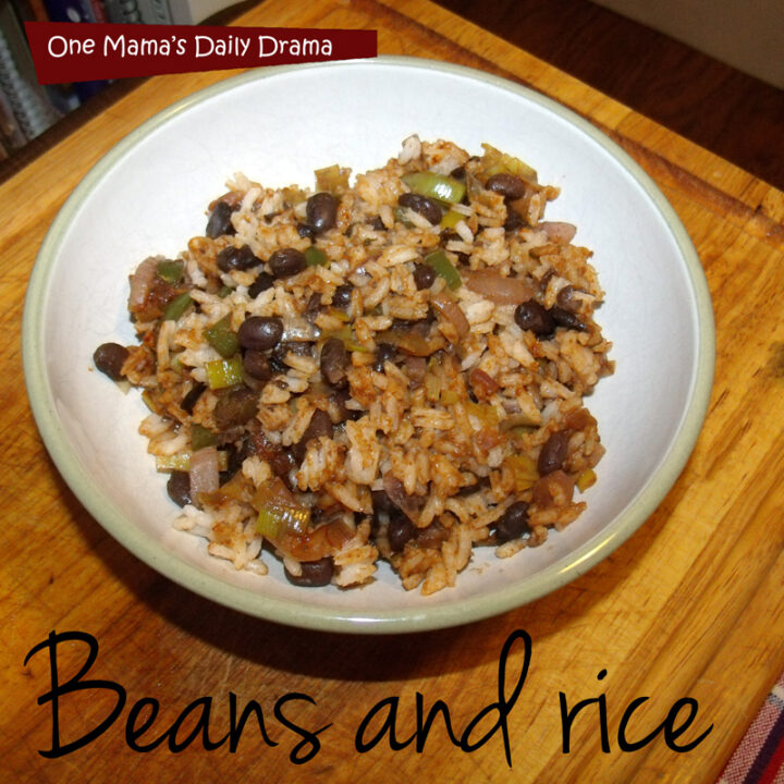 Beans and rice recipe | One Mama's Daily Drama