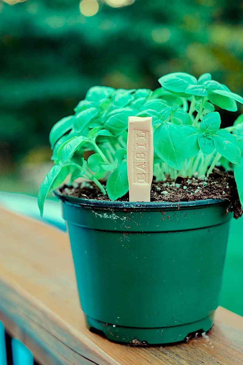 Oven-baked clay markers from Single Girl DIY.