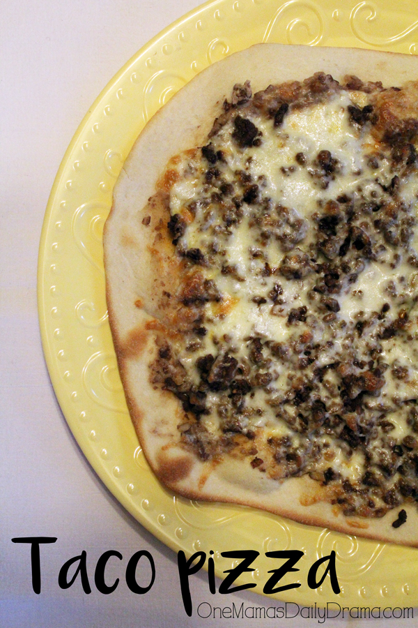 Tex-Mex taco pizza recipe