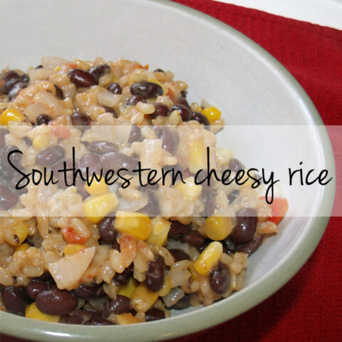 Southwestern Cheesy Rice Recipe | One Mama's Daily Drama