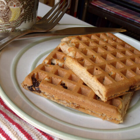Cinnamon Raisin Waffles