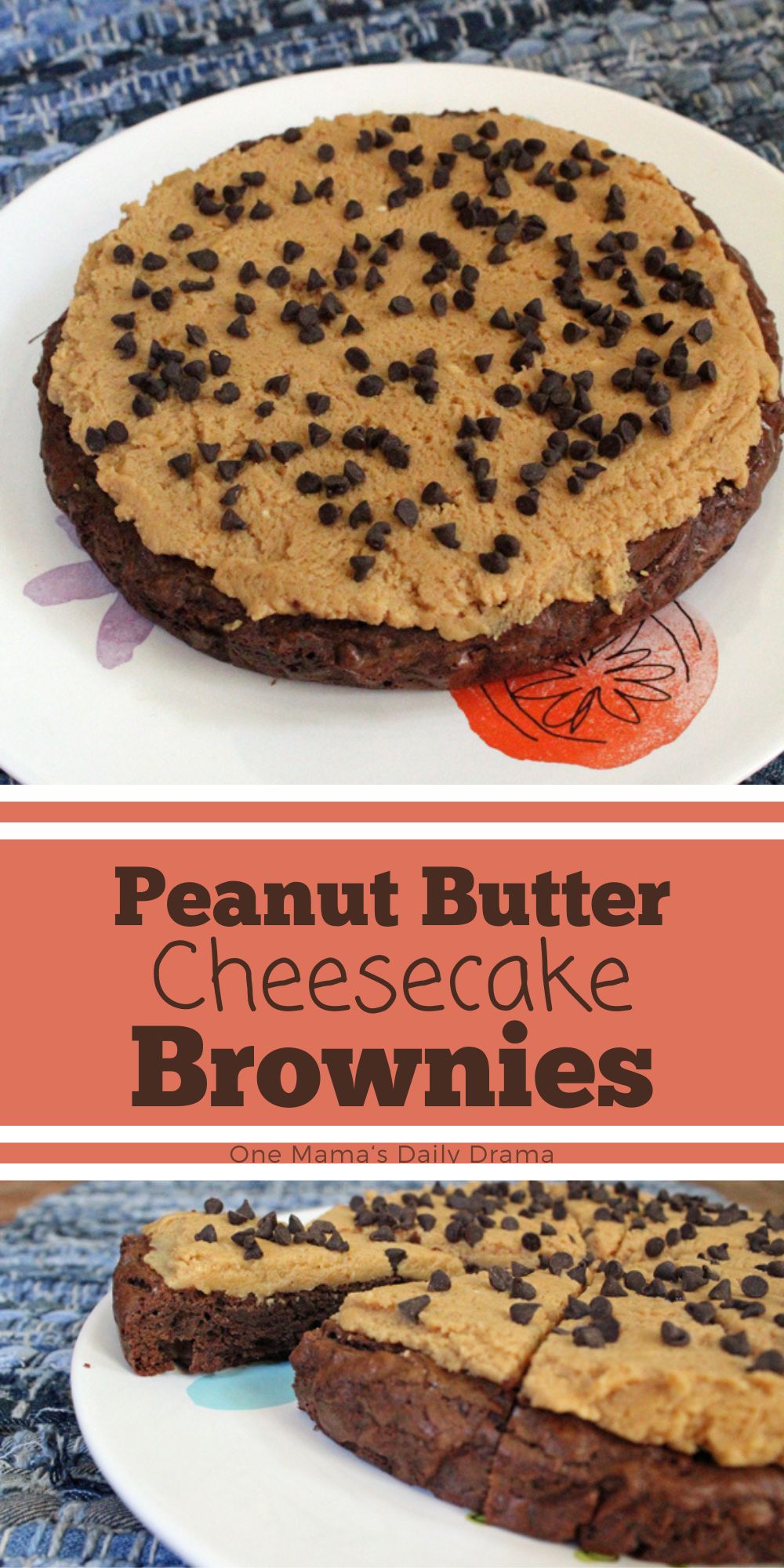 Peanut butter cheesecake brownies.