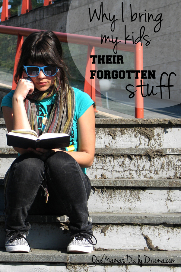 Why I bring my kids their forgotten stuff | One Mama's Daily Drama