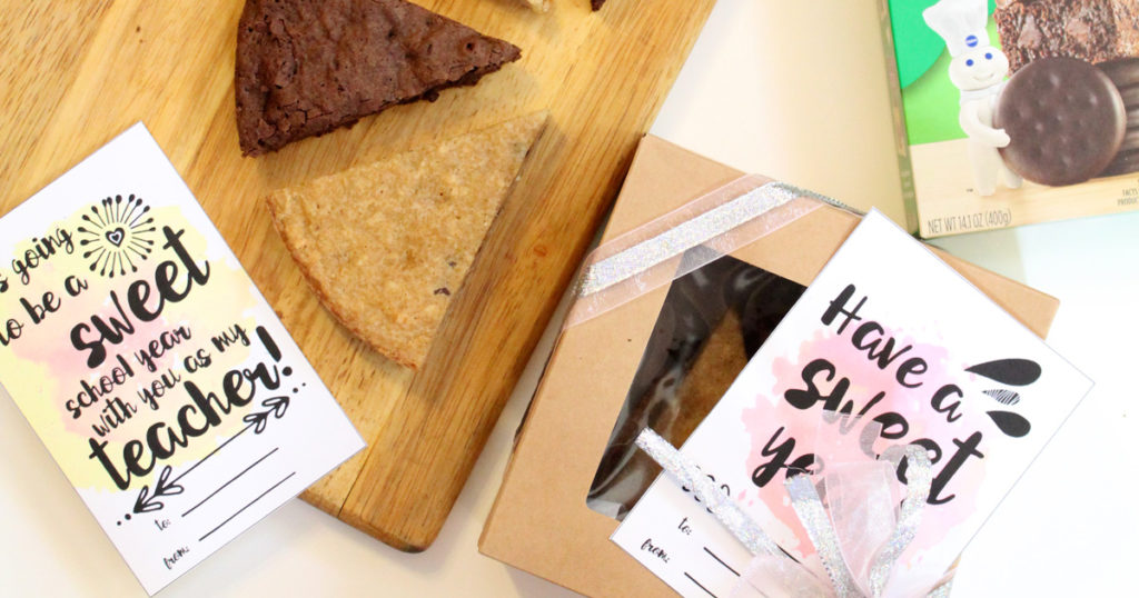 Sweet school year treat box + printable card