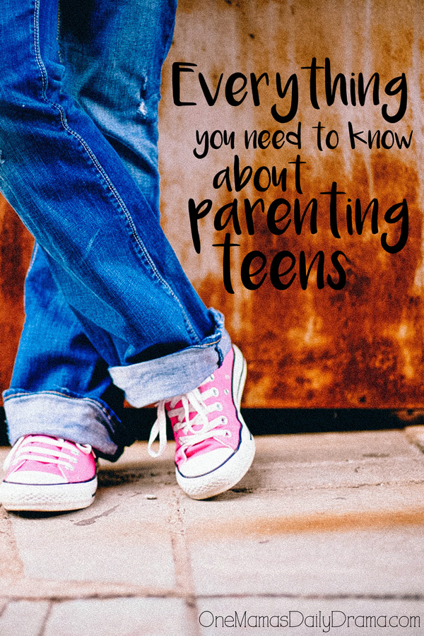 Everything you need to know about parenting teens | A simple idea from One Mama's Daily Drama