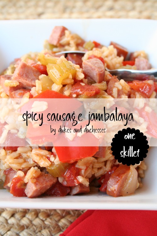 Spicy sausage jambalaya from Dukes & Duchesses