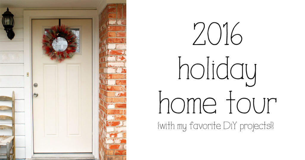 2016 holiday home tour at One Mama's Daily Drama | Pretty pictures & links to DiY these projects on your own!
