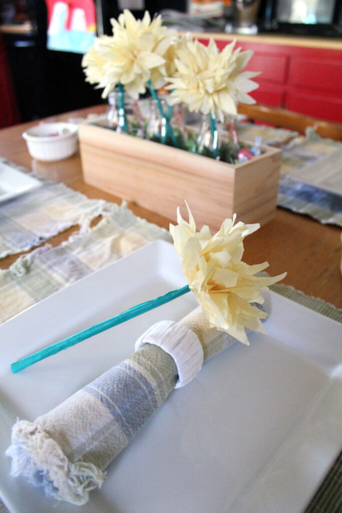 DIY Spring Tissue Paper Flowers Craft for Kids and Adults