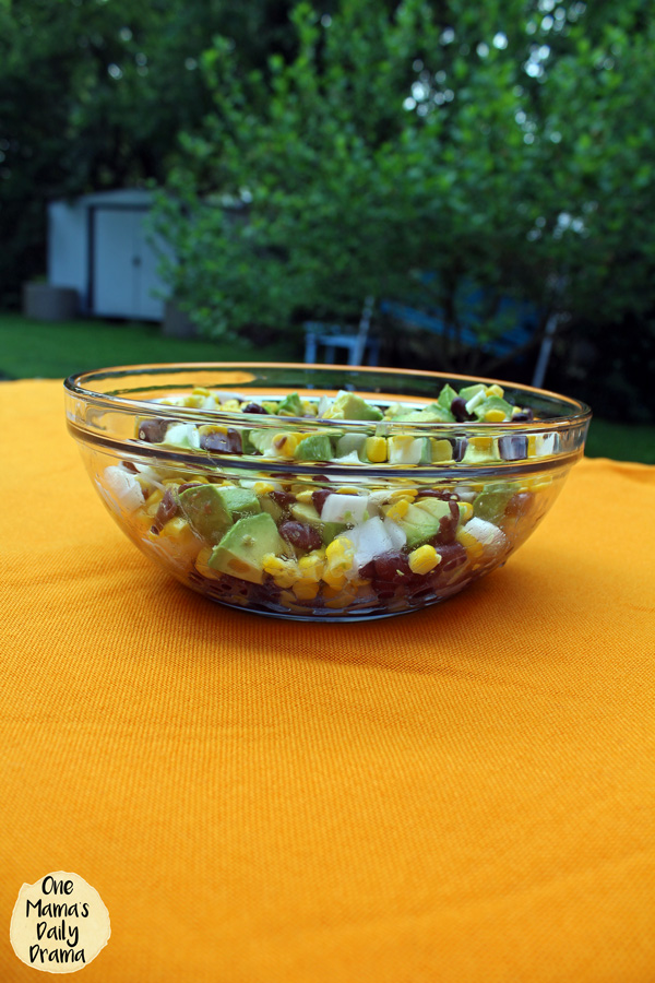 bowl on a patio table