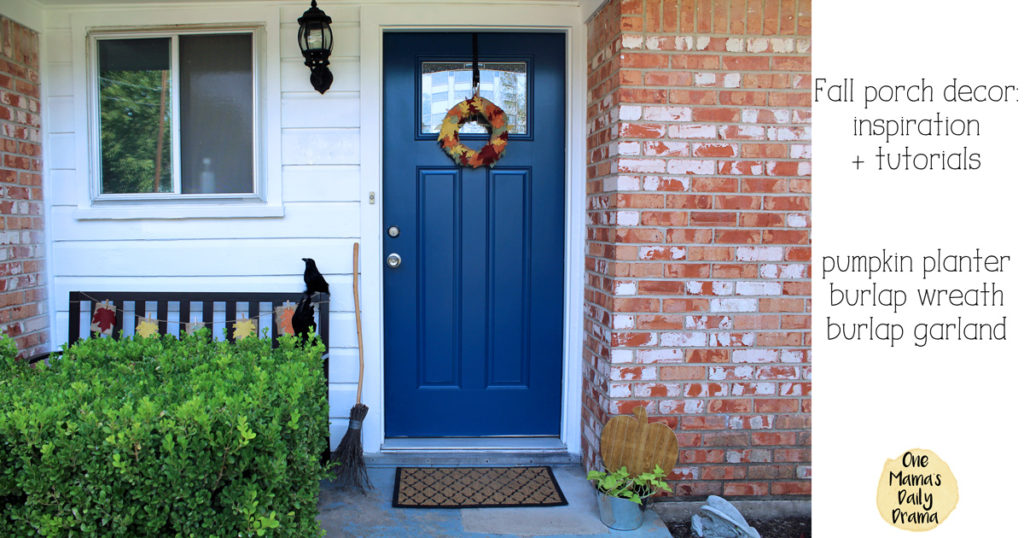 Fall porch decor inspiration + tutorials