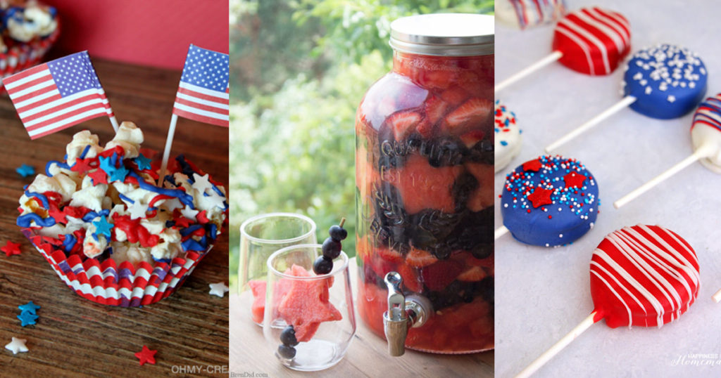 20 red, white, and blue Memorial Day party food recipes
