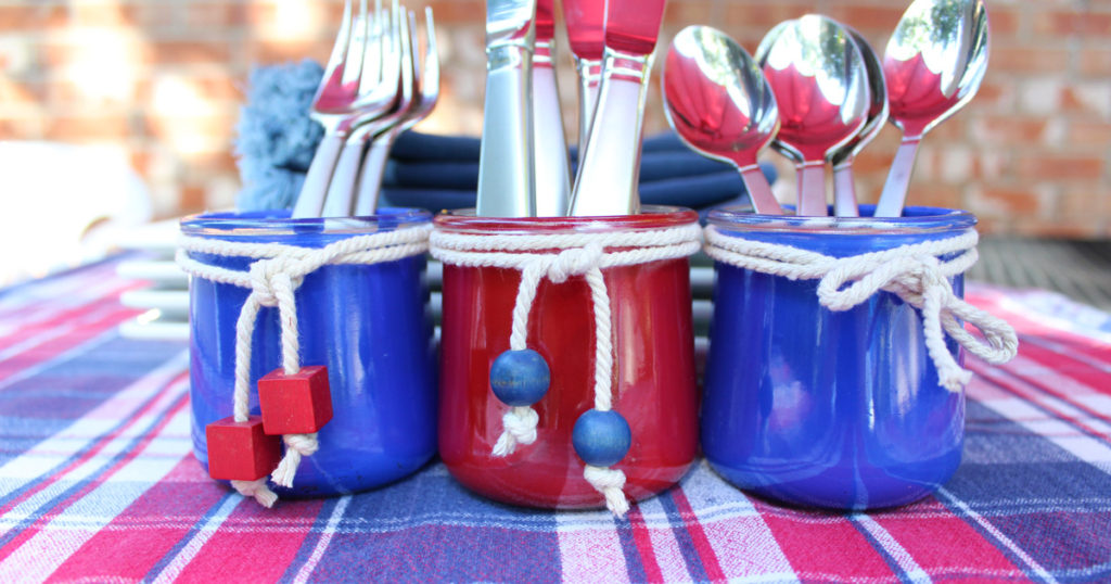 DiY silverware holder