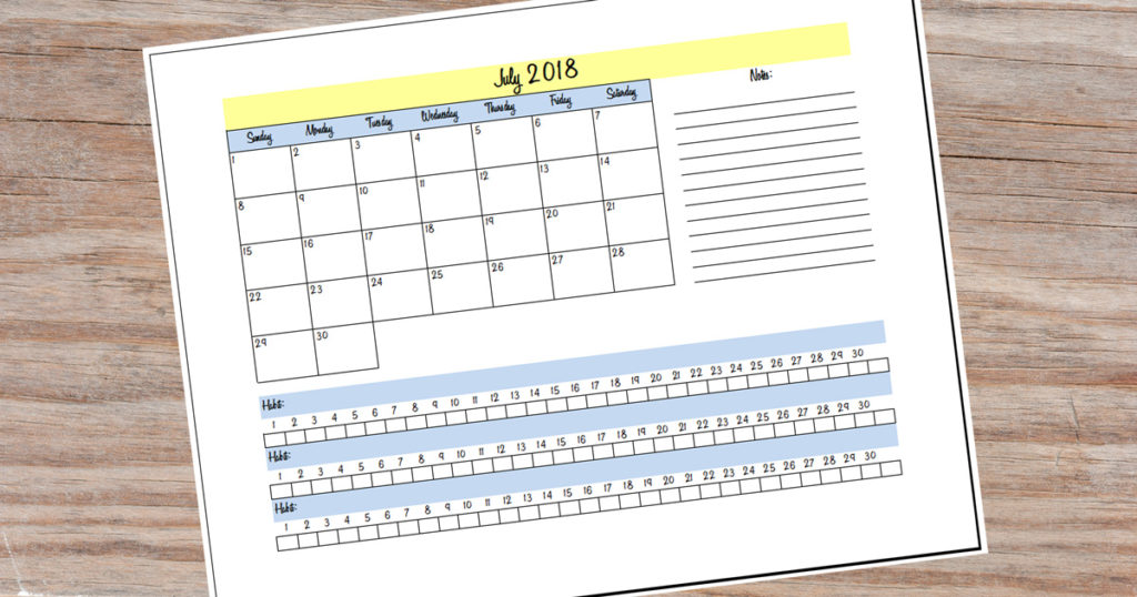 Editable planner page using Excel