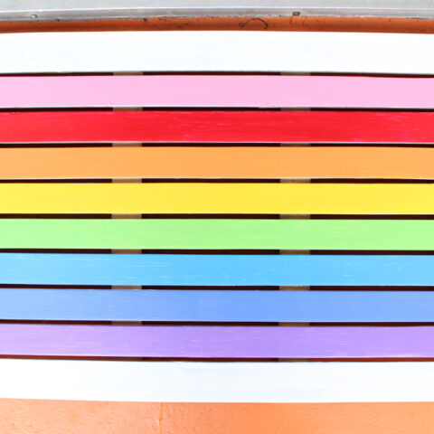 Image for Painted Rainbow Welcome Mat