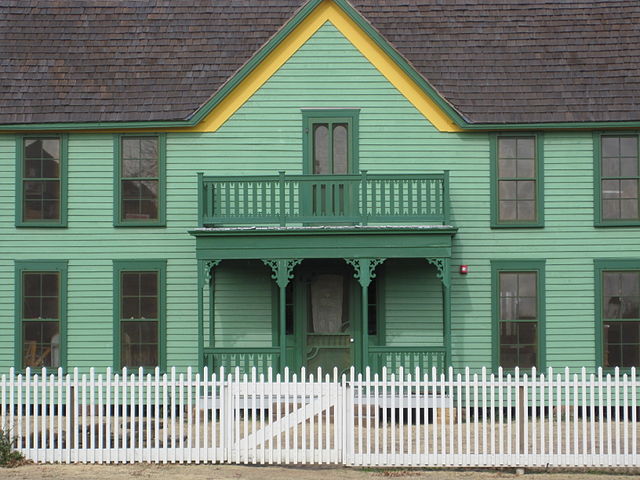 two-story green house built at the turn of the century at Nash Farm