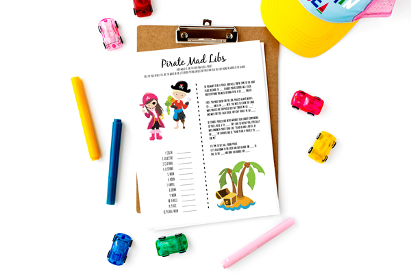 pirate mad libs story