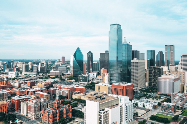 downtown Dallas, Texas skyline