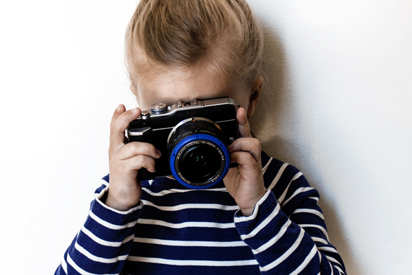 keep kids busy and let them take photos with a camera