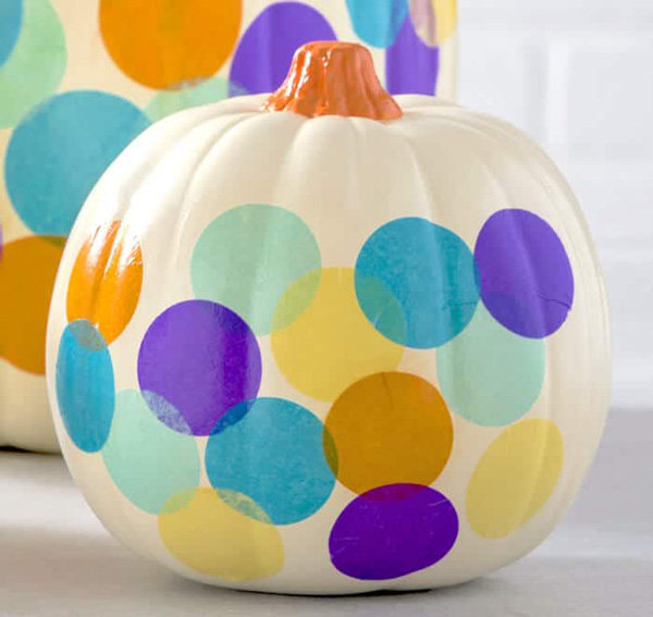 confetti pumpkin from Mod Podge Rocks