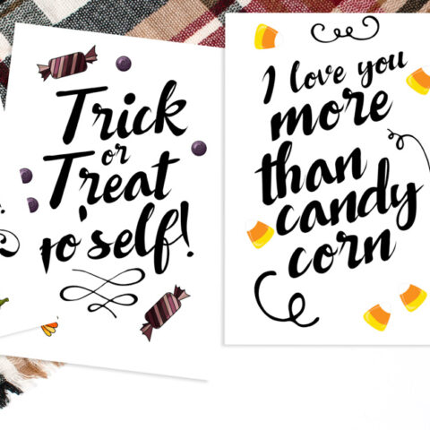 Image for Cute and Punny Printable Halloween Greeting Cards