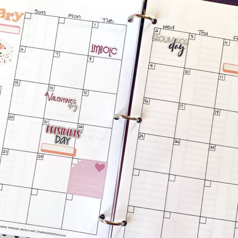 Image for 2-Page Monthly Layout