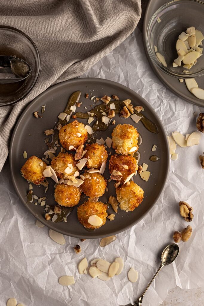 Goat cheese croquettes.