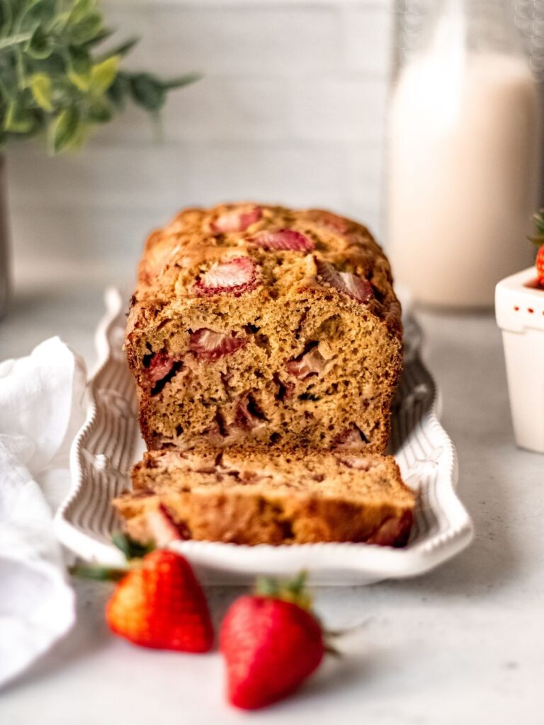 Strawberry banana bread from The Oregon Dietitian.