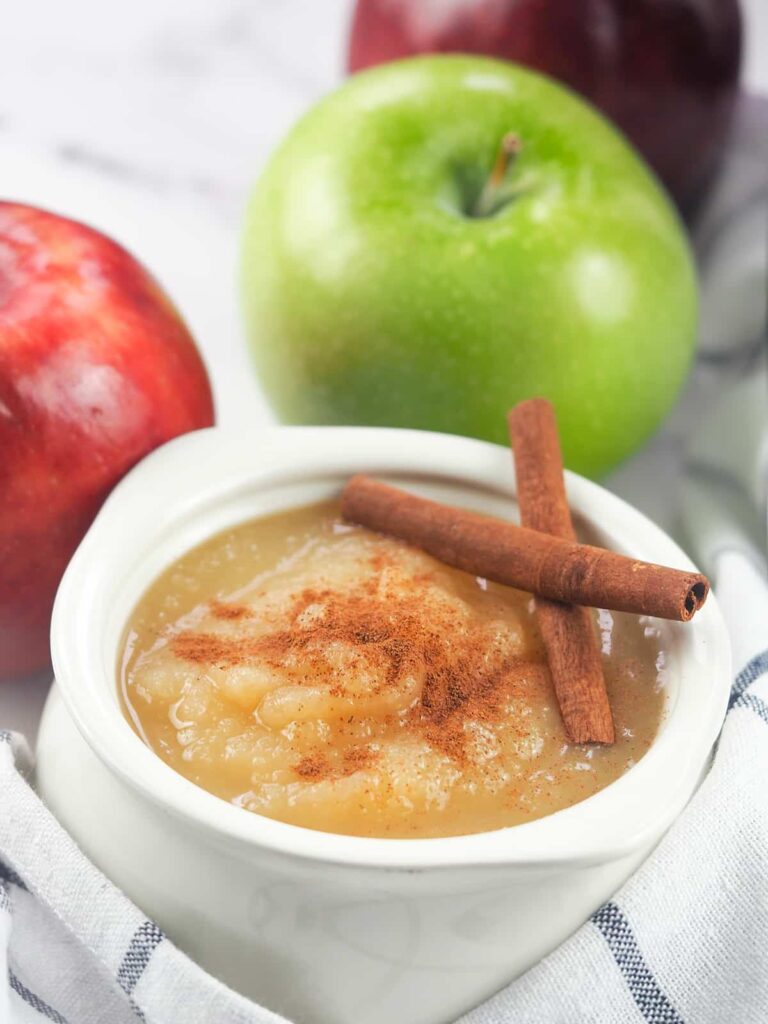 Instant Pot applesauce from Monday is Meatloaf.