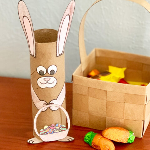 Image for Paper Tube Easter Bunny Craft