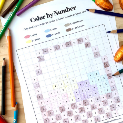 Image for Easter Color by Number