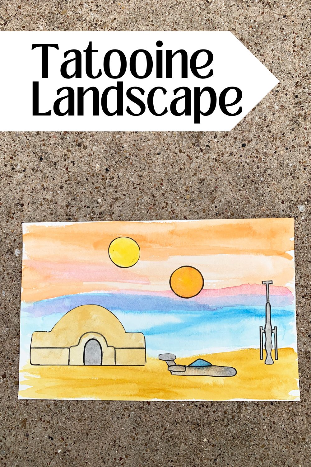 Tatooine landscape.