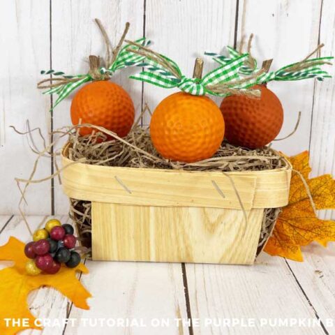 Image for Golf ball pumpkins