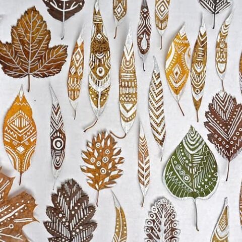 Image for Easy autumn leaves craft