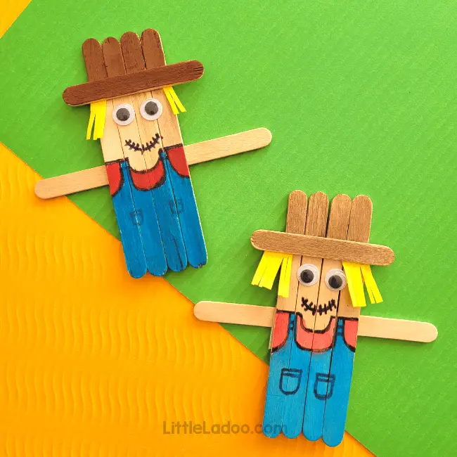 Image for Popsicle stick scarecrow