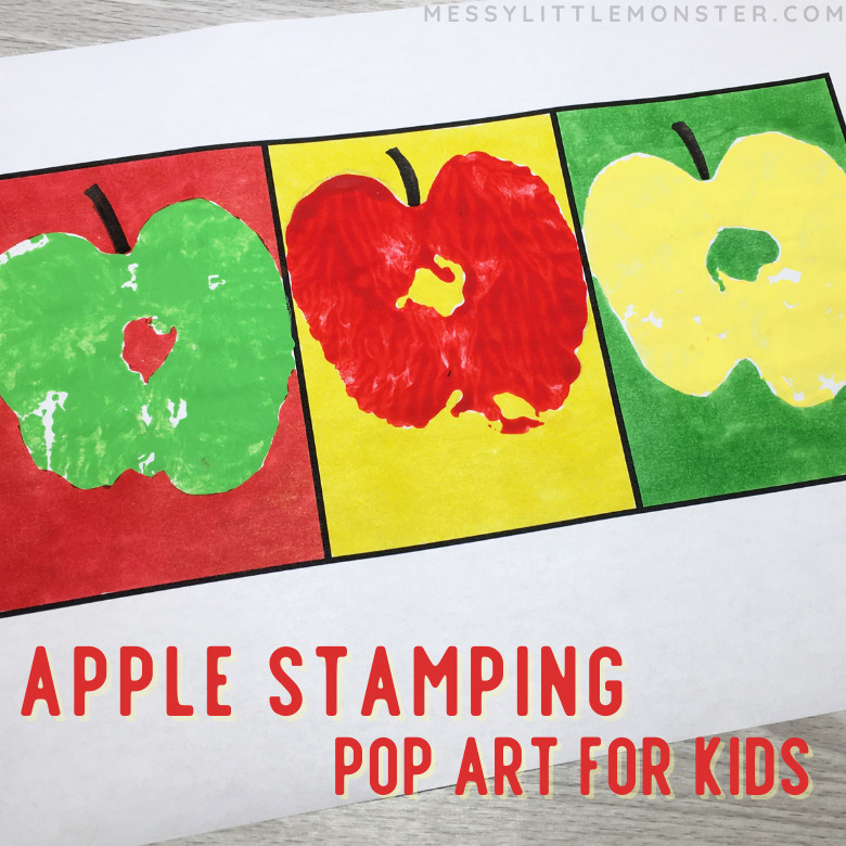 Image for Apple stamping pop art