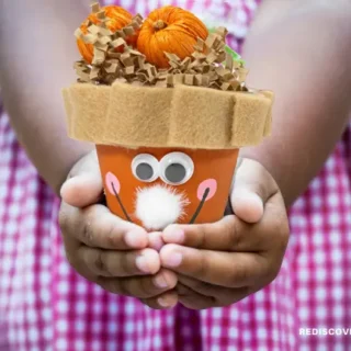 Image for Cute clay pot pumpkin pie