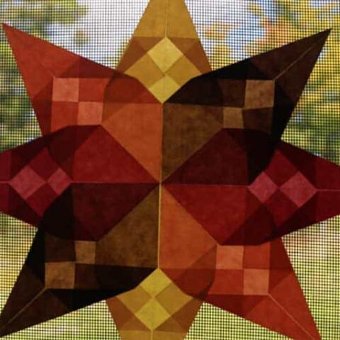 Image for Autumn window star