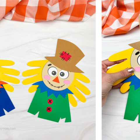 Image for Scarecrow handprint craft