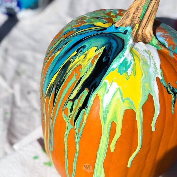 Image for Easy paint pour pumpkins