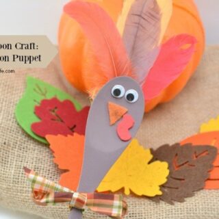 Image for Wooden spoon turkey puppet