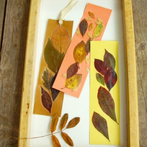 Image for Fall leaves bookmark