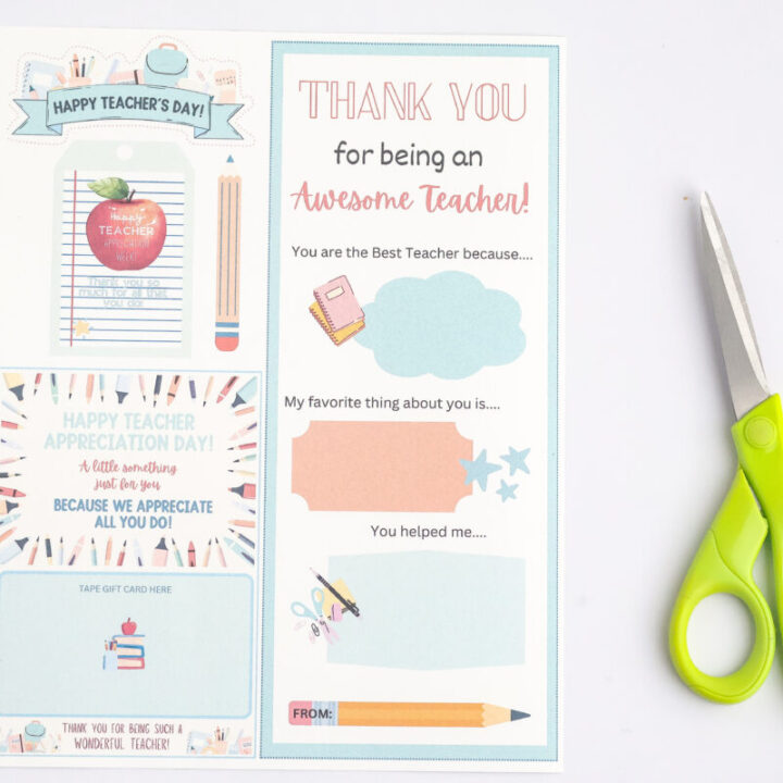 Image for Teacher Appreciation Tags for Gifts