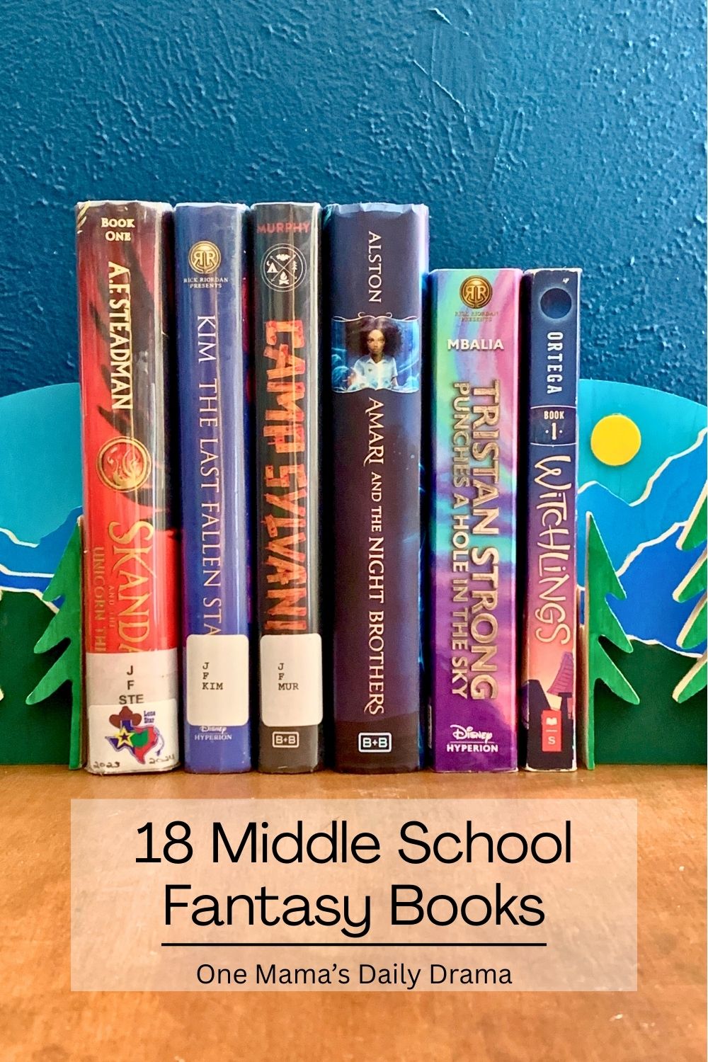Middle school fantasy books.